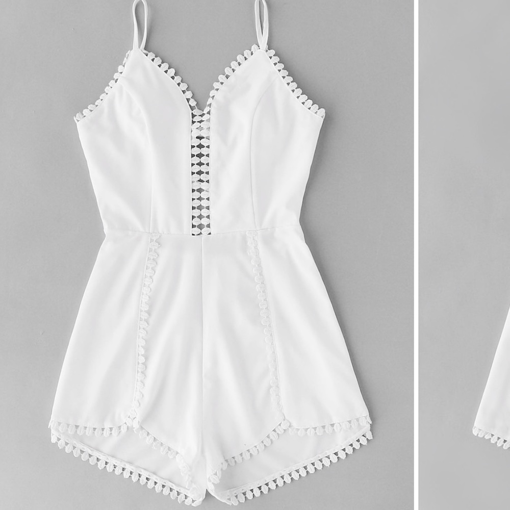 SHEIN White Romper
